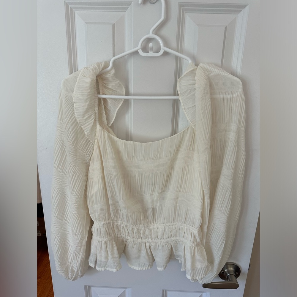 ASTR The Label Cream Blouse